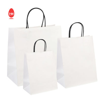 3x8.5 İnç Hediye Paketleme Çantaları SGS Giyim Saplı Kraft Kağıt Torba Paketleme