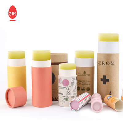 CMYK Deodorant Biyobozunur Silindir Tüp Kutusu Karton Ruj Tüpleri