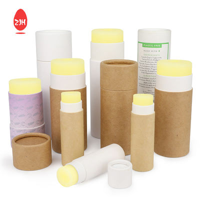 CMYK Deodorant Biyobozunur Silindir Tüp Kutusu Karton Ruj Tüpleri