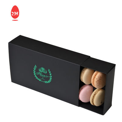 11cm Lüks Tek Kullanımlık Gıda Ambalaj Kapları Pembe Macaron Kutusu Ambalajı