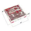 4c Ofset Baskı Pizza Saklama Kutusu 33 * 33cm Yeniden Kullanılabilir Ambalaj Kutuları Ambalaj Kutuları