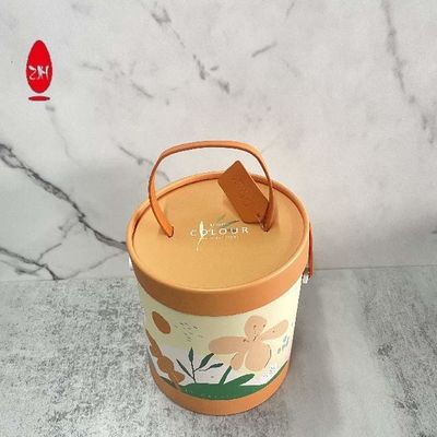 Beyaz Siyah 350gsm Karton Silindir Tüp Kutu Şişe Ambalajı