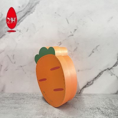 Yaratıcı Paskalya Yumurtası Şekilli Kağıt Hediye Paketleme Kutusu Kapağı ve Tabanı