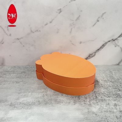 Yaratıcı Paskalya Yumurtası Şekilli Kağıt Hediye Paketleme Kutusu Kapağı ve Tabanı